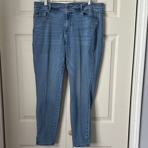 J. Jill Women's Skinny Jeans in Blue size 14